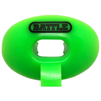 Battle Sports Oxygen Mouthguard with Thick Strap - Adult - Green