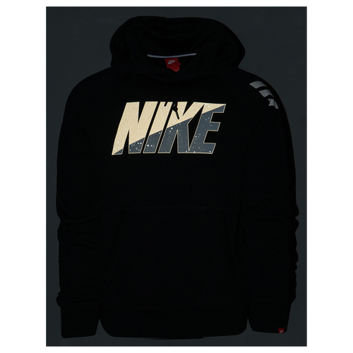 Nike Graphic Hoodie - Men's - Casual - Clothing - Black/Gold/White