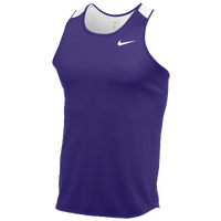 Nike Team Breathe Singlet - Men's - Purple / White