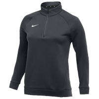 Nike Team Therma 1/4 Zip Top - Women's - Grey / Grey