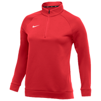 Nike Team Therma 1/4 Zip Top - Women's - Red / Red
