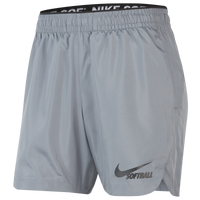 Nike Dri-FIT Softball Shorts - Women's - Grey