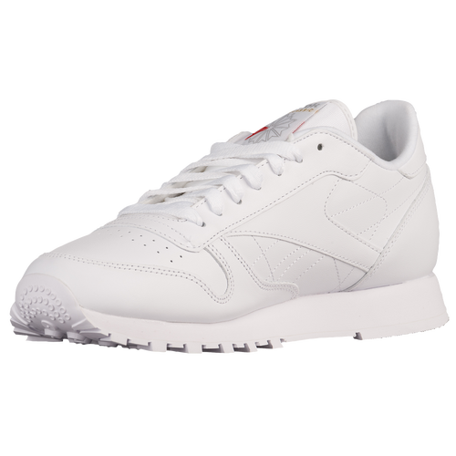 Reebok Classic Leather - Men's - Casual - Shoes - White/White/Light Grey