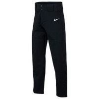 Nike Youth Core Dri-FIT Open Hem Baseball Pants - Boys' Grade School - Black / White