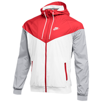 Nike Team NSW Windrunner Jacket - Men's - Red / White