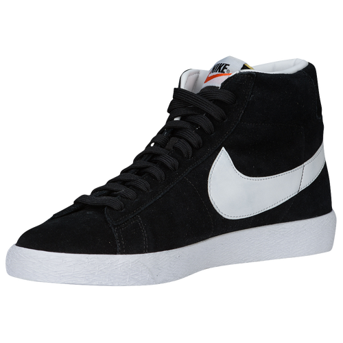 Nike Blazer Mid - Men's - Basketball - Shoes - Black/Gum Light Brown/White