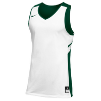 Nike Team Reversible Game Jersey - Men's - White / Dark Green