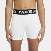 Nike Pro 3in Short - Girls' Grade School - White