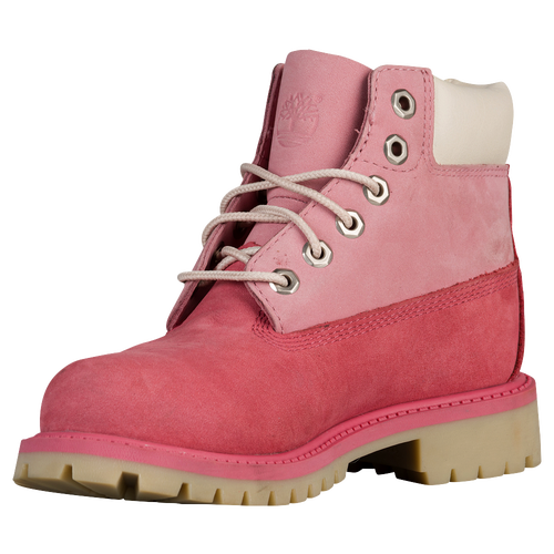 Timberland 6" Premium Waterproof Boots Girls' Toddler Casual Shoes Pink