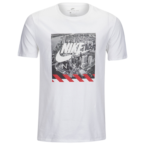 Nike Graphic T-Shirt - Men's - Casual - Clothing - White/Red