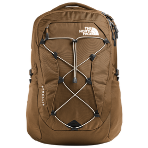 brown north face backpack