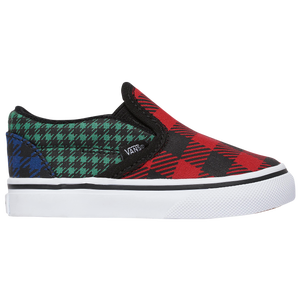 buffalo plaid and leopard vans