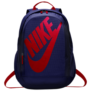 blue and red nike backpack