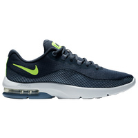 navy blue and green air max