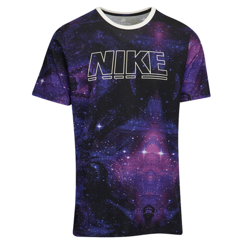 Nike Galaxy AOP T-Shirt - Men's - Casual - Clothing - Black