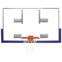 Bison Short Glass Conversion Backboard - Clear / Clear