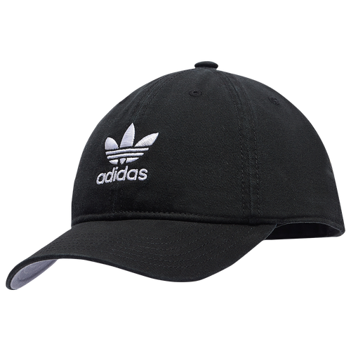 adidas Originals Relaxed Strapback Hat - Women's - Casual - Accessories - Black/White