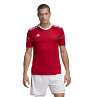 adidas Team Squadra 17 Short Sleeve Jersey - Men's - Red / White