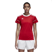 adidas Team Squadra 17 Short Sleeve Jersey - Women's - Red / White
