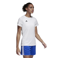 adidas Team Squadra 17 Short Sleeve Jersey - Women's - All White / White