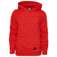 nike club aop logo hoodie