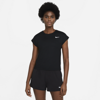 Nike Dri-FIT Victory S/S Tennis Top - Women's - Black