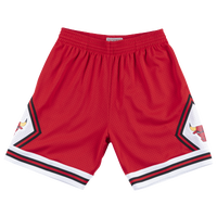Mitchell & Ness NBA Swingman Shorts - Men's - Red / Red