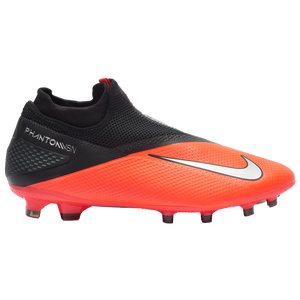 Nike Phantom Vision 2 Pro Df Fg Men S Soccer Shoes Laser Crimson Metallic Silver Black