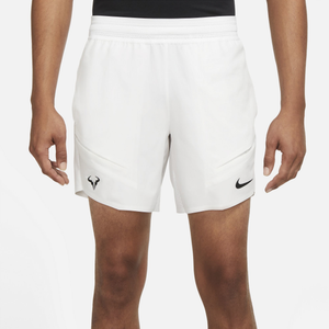 Nike Dri-FIT Rafa Court Advantage 7in Shorts - Men's - White/White/Black
