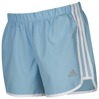 womens baby blue adidas shorts
