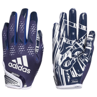 adidas AdiZero 12 Receiver Gloves - Adult - Navy