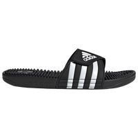 adidas Adissage Slide - Boys' Grade School - Black / White