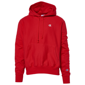 Champion Reverse Weave Chest C Pullover Hoodie - Men's - Casual - Clothing - Team Red Scarlet/Red