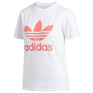 red and white adidas shirt womens