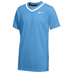 Nike Team Vapor Select V-Neck Jersey - Boys' Grade School - Light Blue/White