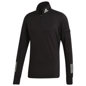 adidas half zip running top