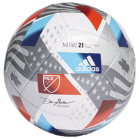 adidas MLS Training Soccer Ball - Adult - White / Grey