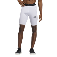 adidas Techfit Compression Shorts - Men's - White