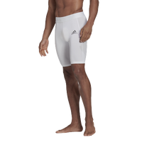 adidas Team Techfit Compression Shorts - Men's - White