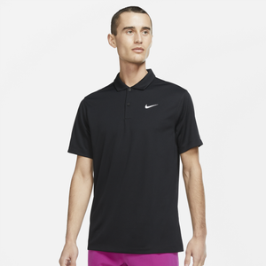 Nike Dri-FIT Solid Polo - Men's - Black/White