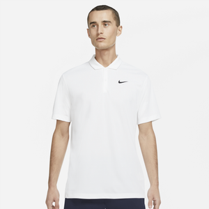 Nike Dri-FIT Solid Polo - Men's - White/Black