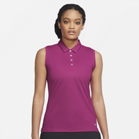 Nike Victory SL Solid Golf Polo - Women's - Purple
