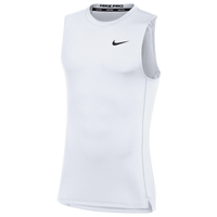 Nike Team Pro S/L Compression Top - Men's - White