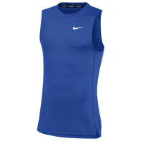 Nike Team Pro S/L Compression Top - Men's - Blue