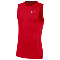 Nike Team Pro S/L Compression Top - Men's - Red