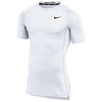 Nike Team Pro S/S Compression Top - Men's - White