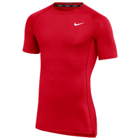 Nike Team Pro S/S Compression Top - Men's - Red