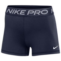Nike Team Pro 3" Shorts - Women's - Navy