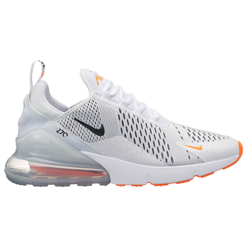 white and orange nike air max 270