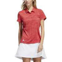 adidas Space-Dyed Golf Polo - Women's - Red